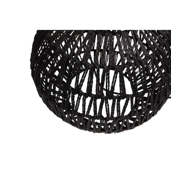 Macy Tafellamp Voet Rattan Look Zwart