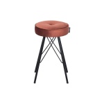 Bella Kruk Fluweel Brick Red
