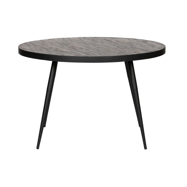 Vic Eettafel Hout/metaal 76xØ120