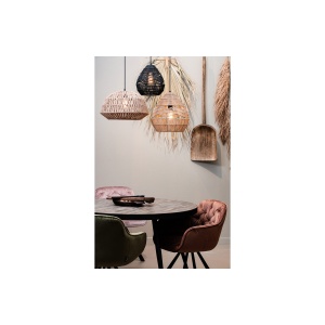 Vic Eettafel Hout/metaal 76xØ120
