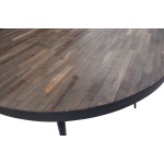 Vic Eettafel Hout/metaal 76xØ120