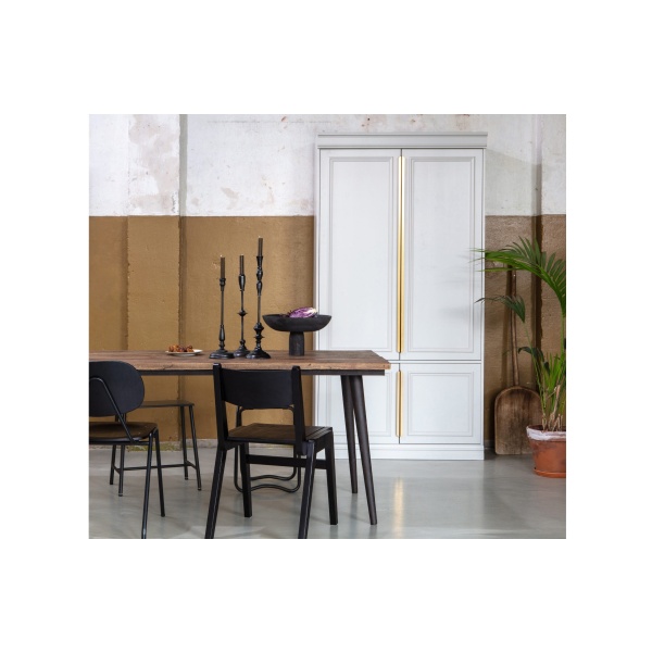 Guild Tafel Naturel Met Zwart Onderstel 180x90