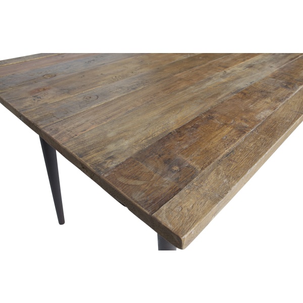 Guild Tafel Naturel Met Zwart Onderstel 180x90