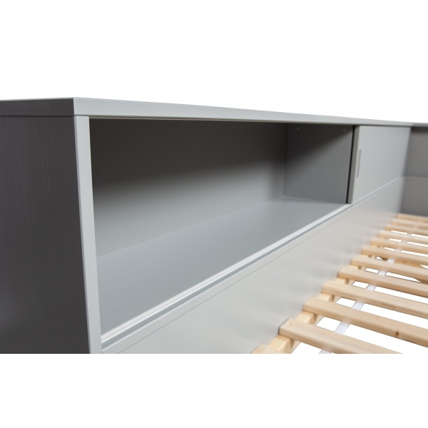 Connect Hoekbed Grenen Betongrijs [fsc]