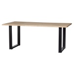Combi-tablo: Boomstam Eiken 180x90 & U-poot