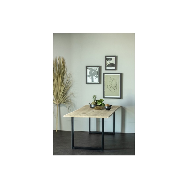 Combi-tablo: Boomstam Eiken 199x90 & U-poot