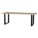 Combi-tablo: Boomstam Eiken 199x90 & U-poot