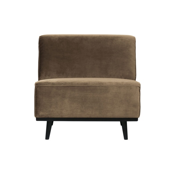 Statement 1-zits Element Fluweel Taupe