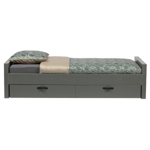 Morris Bed Grenen Leem 90x200cm Excl Lattenbodem [fsc]