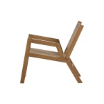 Pem Fauteuil Met Armleuning Aluminium Naturel