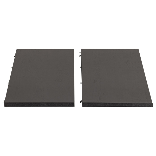 Lange Jan Uitschuifbare Eettafel Rond Eiken Blacknight [fsc]