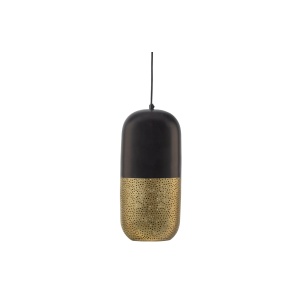 Tirsa Hanglamp 46cm Metaal Zwart Brass