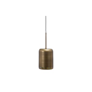 Safa Hanglamp Verticaal Metaal Glas Brass