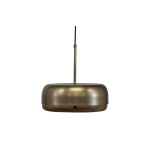 Safa Hanglamp Horizontaal Metaal Glas Brass