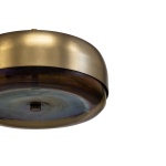 Safa Hanglamp Horizontaal Metaal Glas Brass