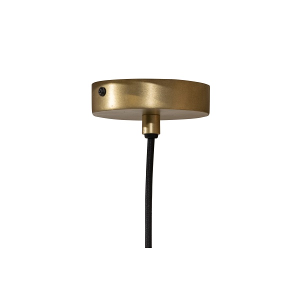 Safa Hanglamp Horizontaal Metaal Glas Brass