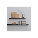 Ravi Fotolijstplank Metaal Zwart 80cm