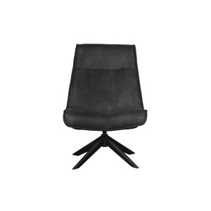 Skyler Draaifauteuil Kunstleer Zwart