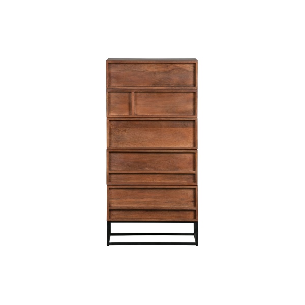 Forrest 5-ladenkast Mango Hout Naturel