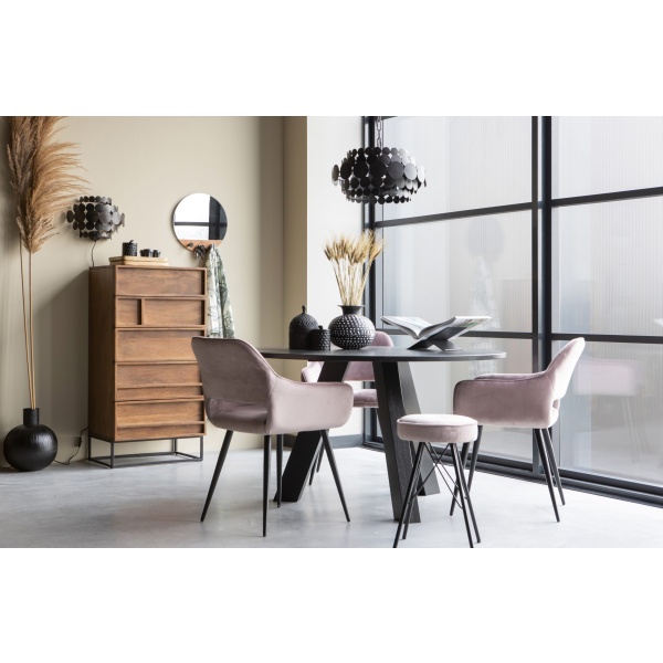 Forrest 5-ladenkast Mango Hout Naturel