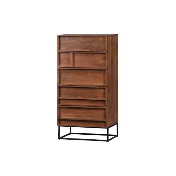 Forrest 5-ladenkast Mango Hout Naturel