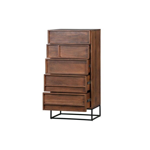 Forrest 5-ladenkast Mango Hout Naturel