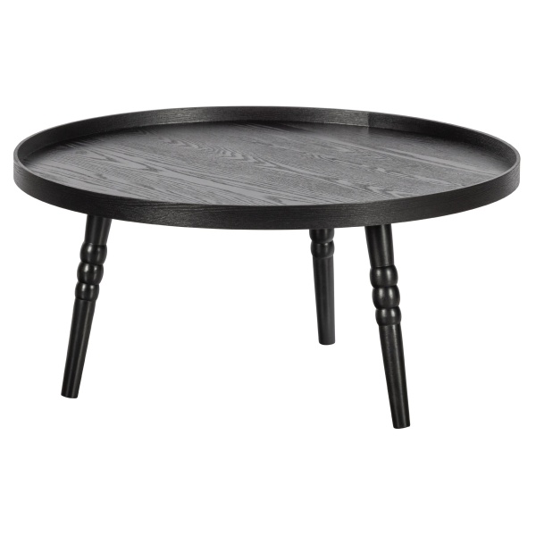 Ponto Bijzettafel Hout Zwart 36xØ75