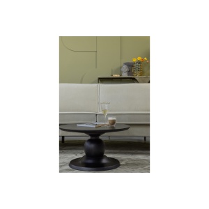 Blanco Salontafel Ø68cm Mango Diep Zwart