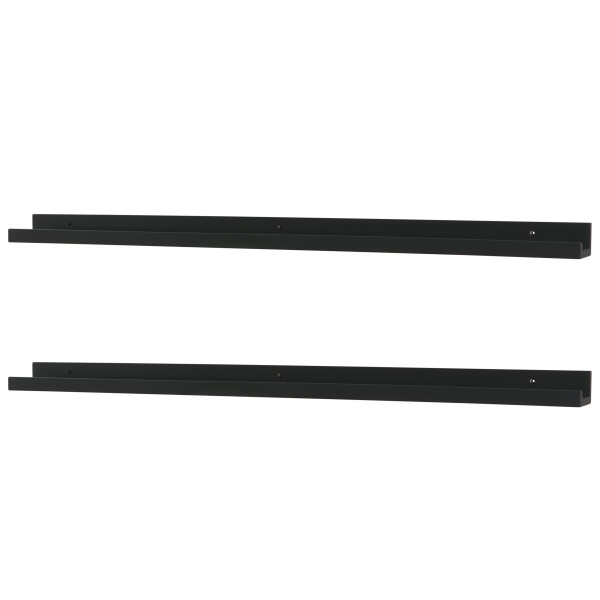 Set V 2 - Studio Fotolijstplank 120cm Mdf Zwart