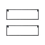 Set V 2 - Meert Wandplank Zwart 50cm
