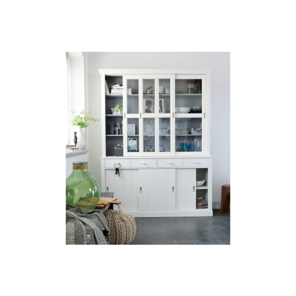 Lagos Winkelkast Grenen Wit [fsc]