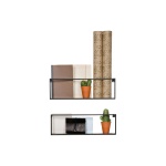 Set V 2 - Meert Wandplank Zwart 50cm
