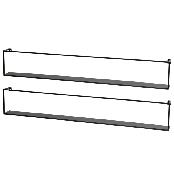 Set V 2 - Meert Wandplank Zwart 100cm
