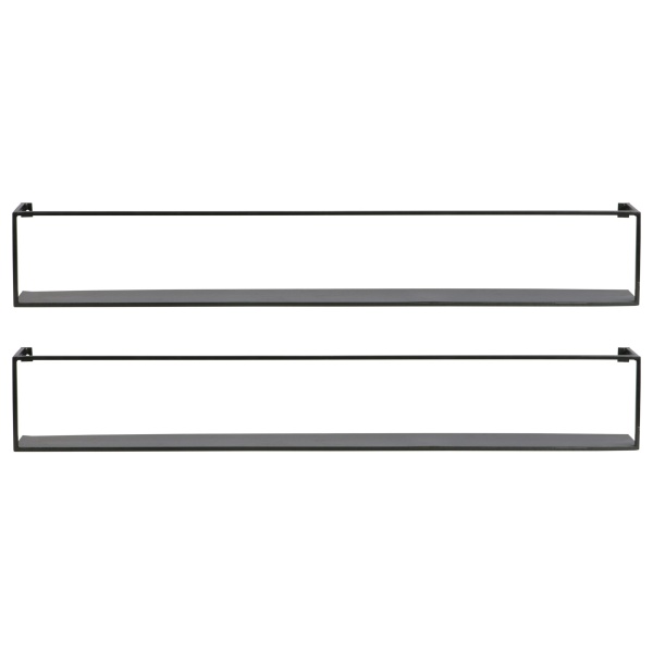 Set V 2 - Meert Wandplank Zwart 100cm