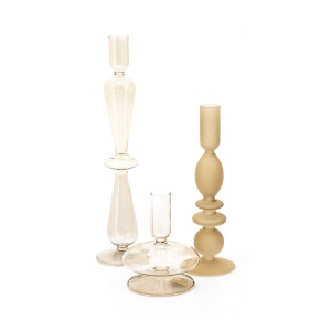 Kandelaars Aurora Set Of 3 - Beige