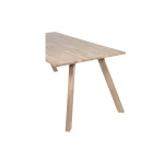 Set V 2 - Tablo 3-standen Poot Vierkant Kd Eiken [fsc]