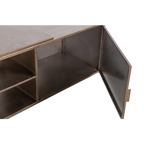 Jone Tv Meubel Metaal Antique Brass