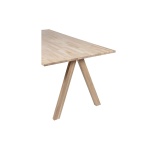 Set V 2 - Tablo 3-standen Poot Vierkant Kd Eiken [fsc]