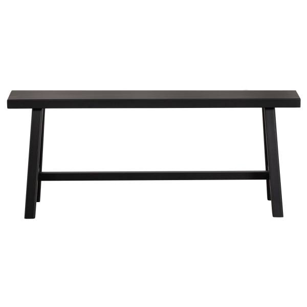 Imme Bankje Hout Zwart 110cm