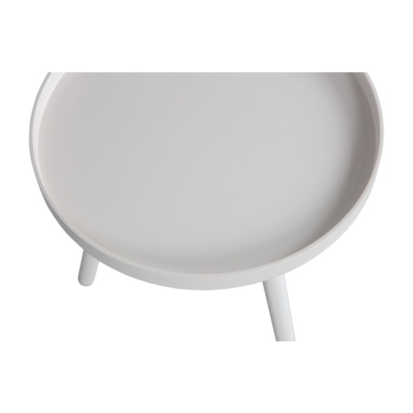 Sasha Bijzettafel Cotton Grey Ø41cm