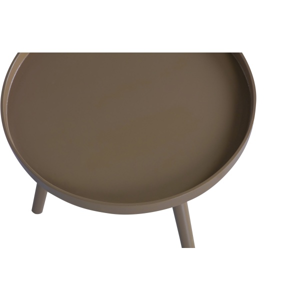 Sasha Bijzettafel Militair Bruin Ø41cm