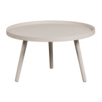 Mesa Bijzettafel L Hout Antique Beige 34 X Ø60