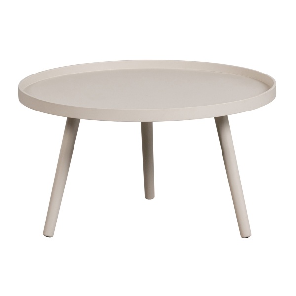 Mesa Bijzettafel L Hout Antique Beige 34 X Ø60