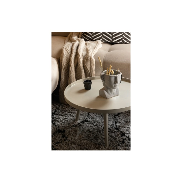 Mesa Bijzettafel L Hout Antique Beige 34 X Ø60