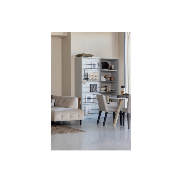 Combi-tablo: Organisch Essen Mist 130x130 & 3-stand Poot