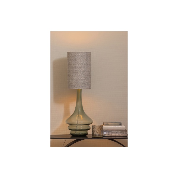 Straw Tafellamp Voet Glas Olive