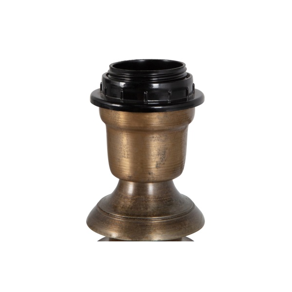 Ohm Voet Tafellamp Antique Brass