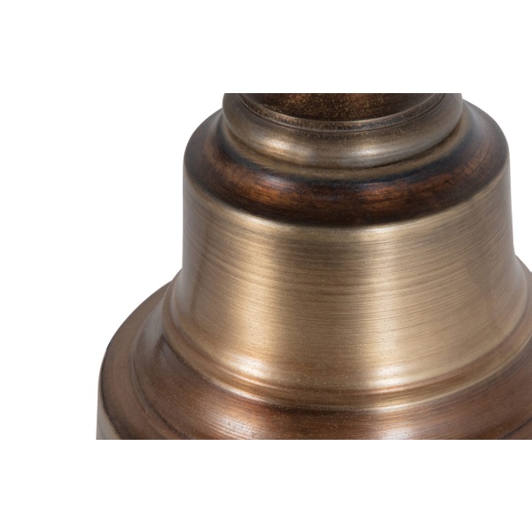 Ohm Voet Tafellamp Antique Brass