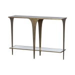 Scooping Sidetable Metaal Antique Brass