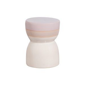 Glazed Bijzettafel Ceramic Ashes 43xØ33cm